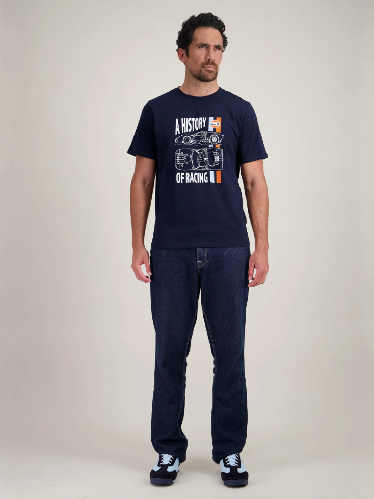 T-shirt HISTORY - Marine