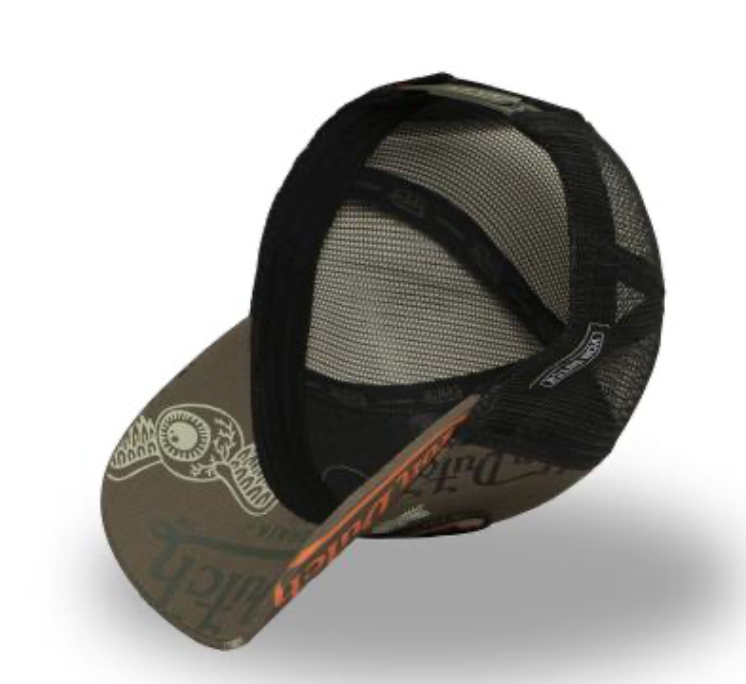 Casquette Von Dutch CAFEK – Kaki imprimé all over