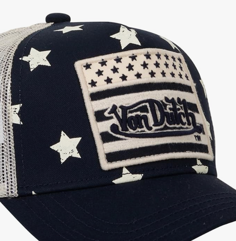 Casquette Von Dutch Star – Trucker Navy & Étoiles
