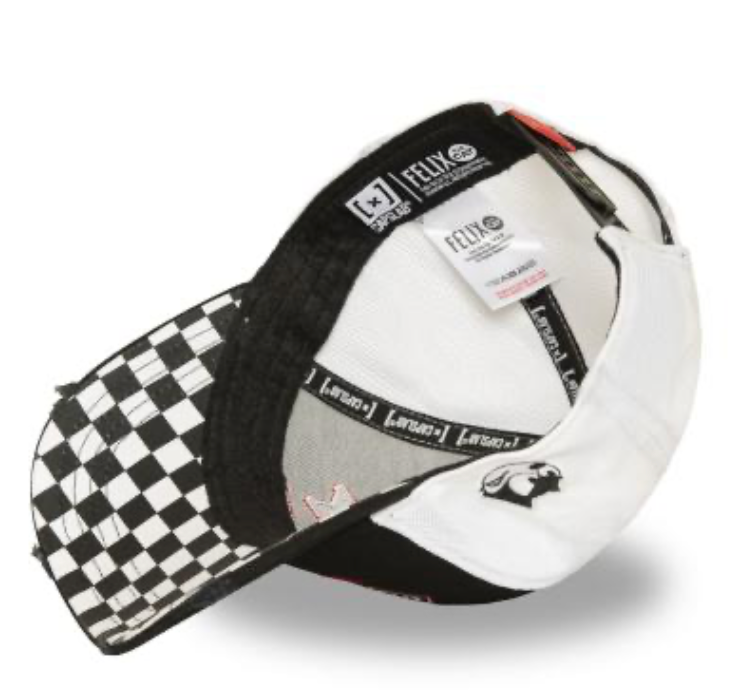 Casquette Trucker Capslab Félix le Chat – Noire & Blanche | Officielle