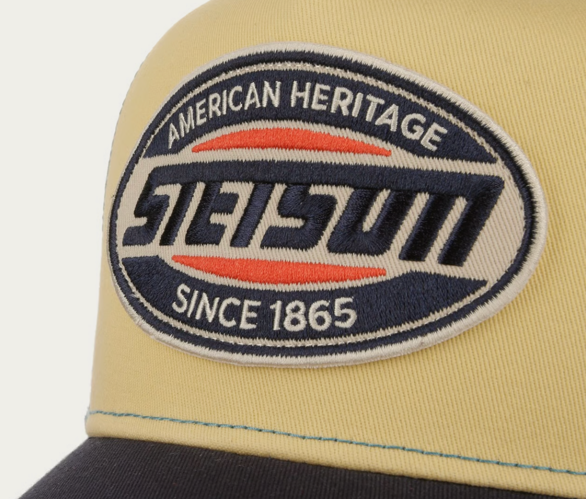 Casquette Trucker Stetson American Heritage Navy & Sky | Un Barbu et Une Blonde