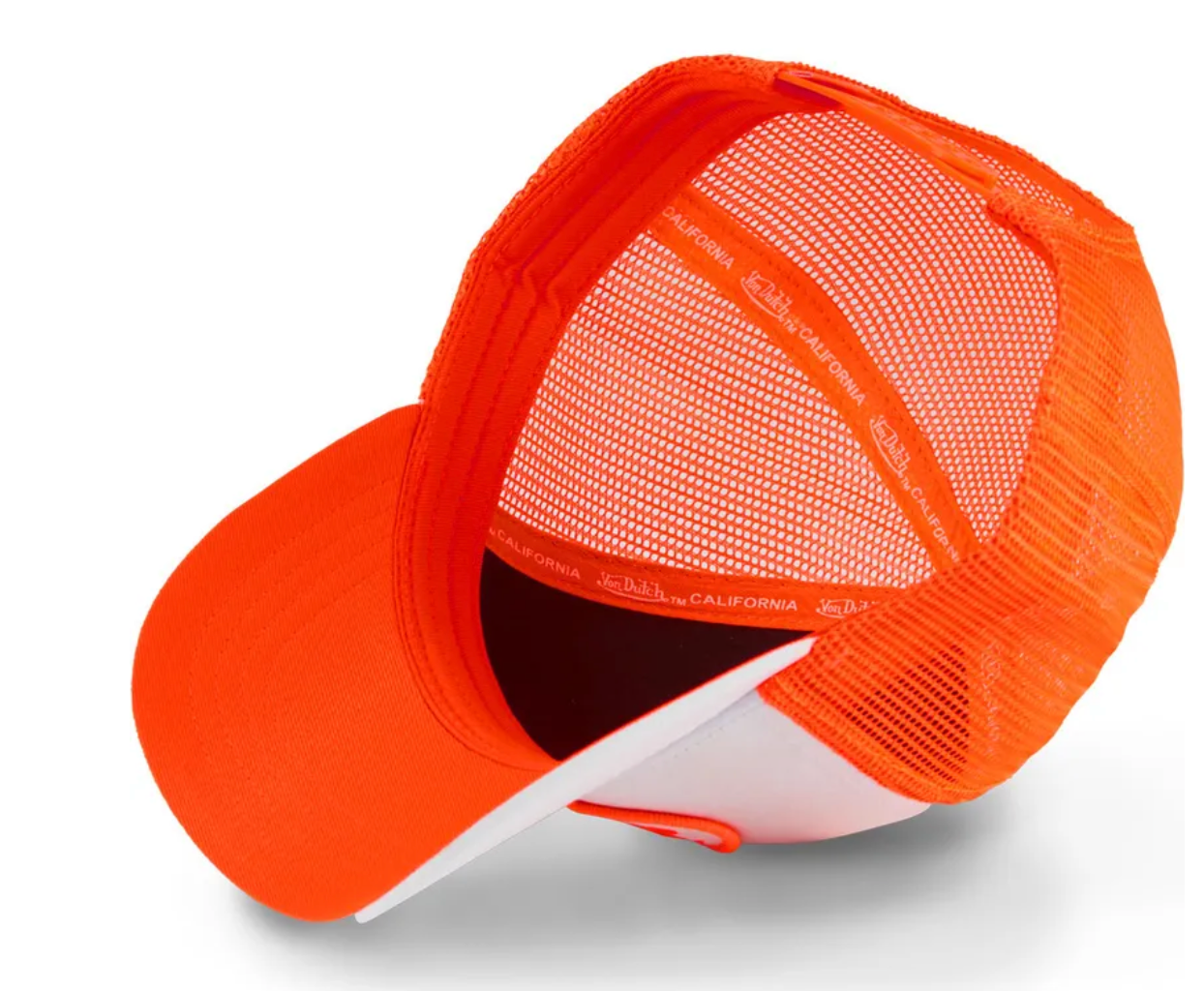 Casquette Trucker Von Dutch – Blanche & Orange