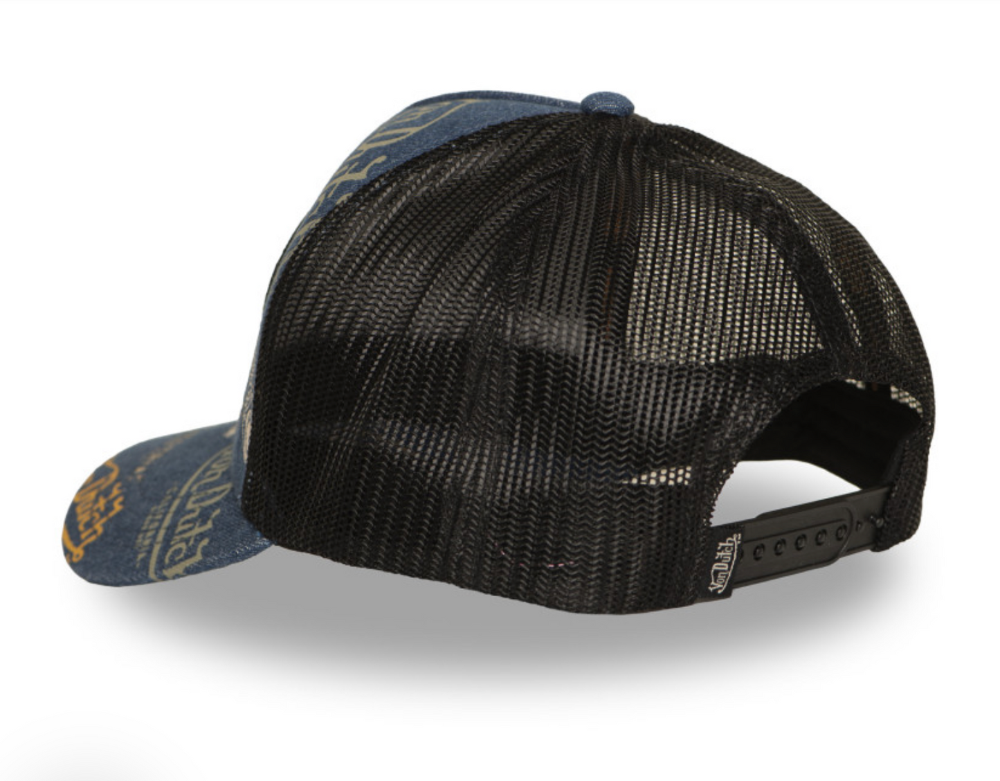 Casquette Trucker Von Dutch Denim – Bleu & Noir