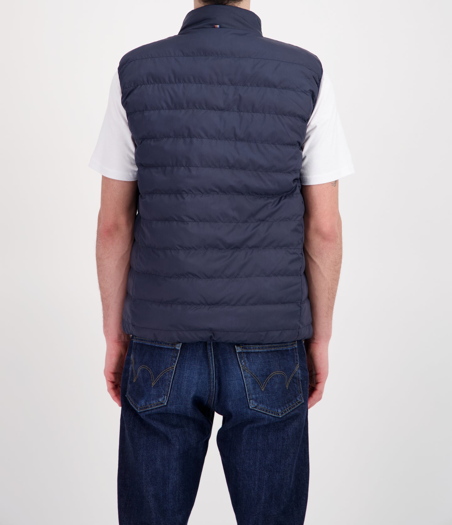 Blouson sans manches réversible GULF - Navy & Light Blue