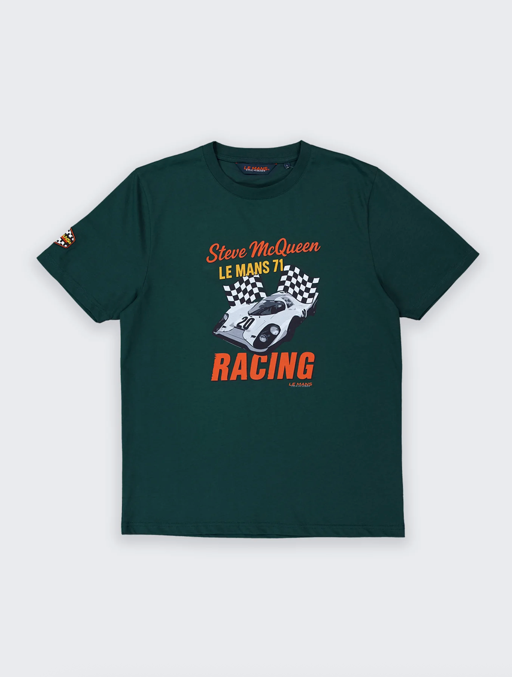 T-shirt Steve McQueen Racing 1971 Vert – Porsche 917