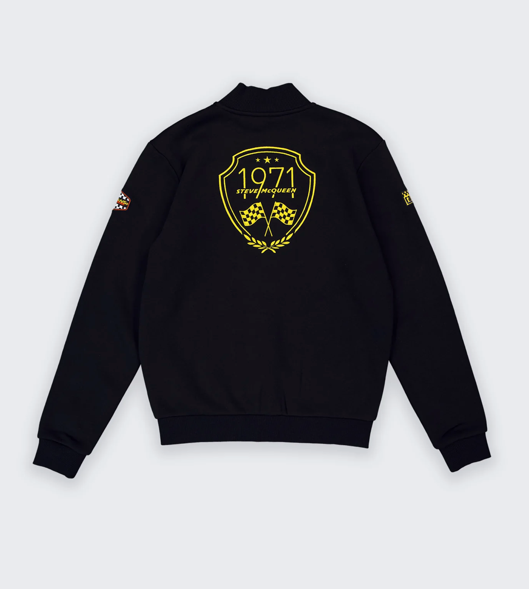 Veste zippée TrackJacket Steve McQueen 1971 Noir
