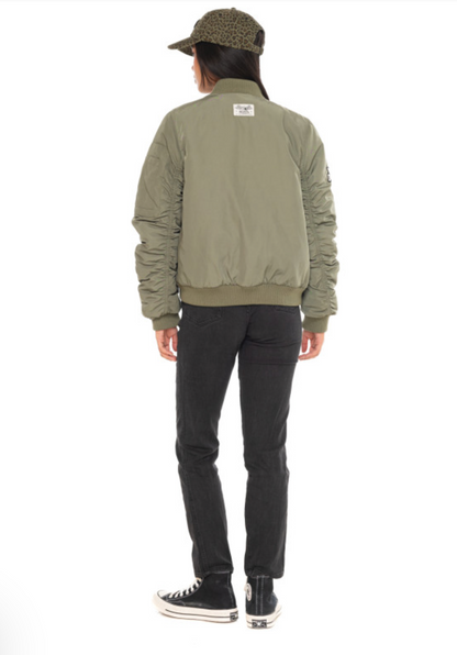 Bomber Femme Von Dutch – Kaki
