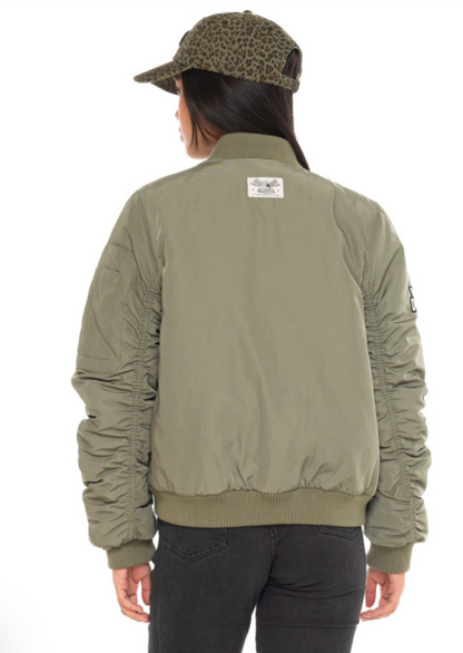 Bomber Femme Von Dutch – Kaki