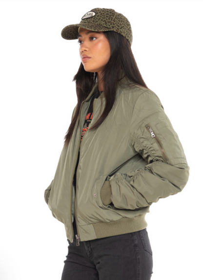 Bomber Femme Von Dutch – Kaki