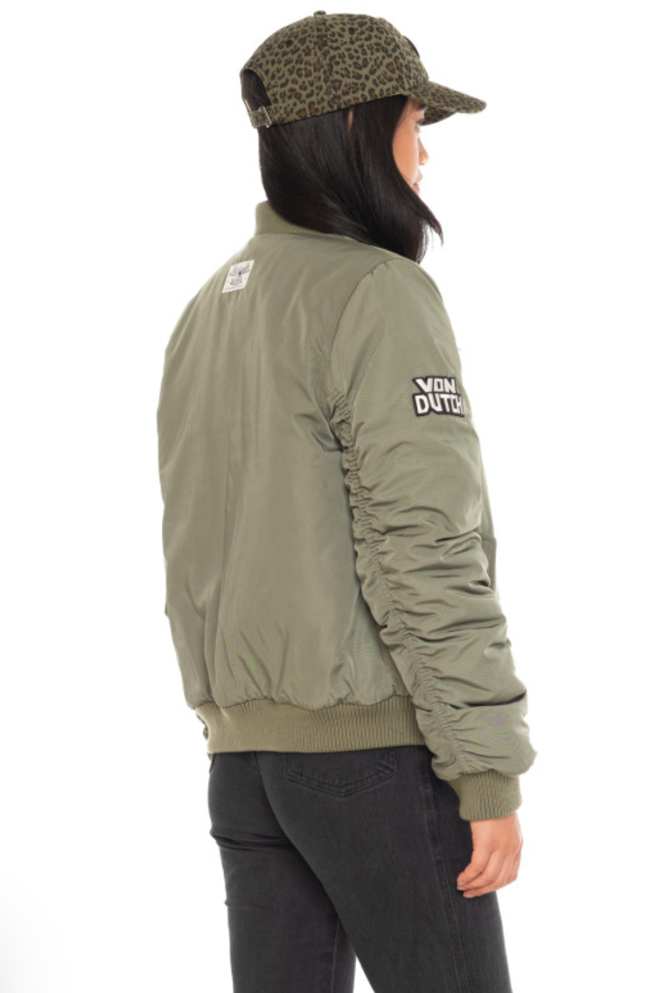 Bomber Femme Von Dutch – Kaki