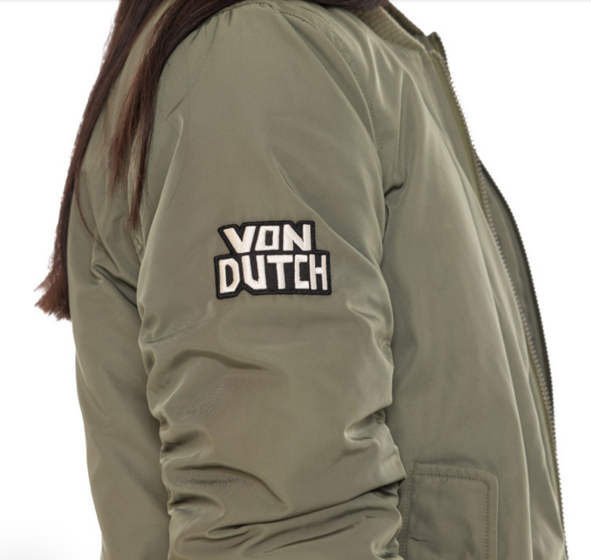 Bomber Femme Von Dutch – Kaki