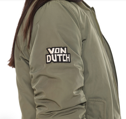 Bomber Femme Von Dutch – Kaki