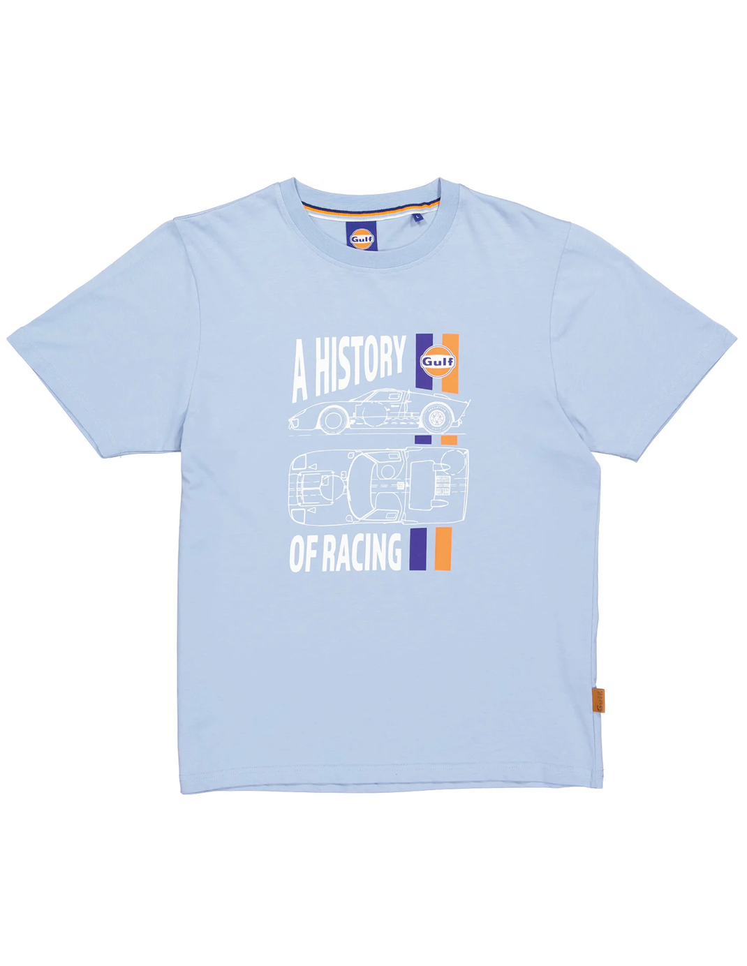 T-shirt HISTORY - light blue