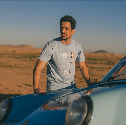 T-shirt HISTORY - light blue