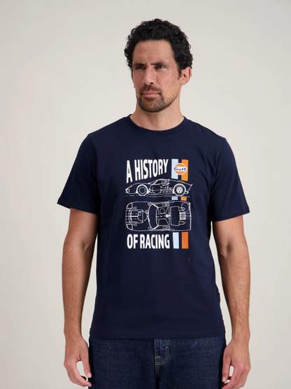 T-shirt HISTORY - Marine