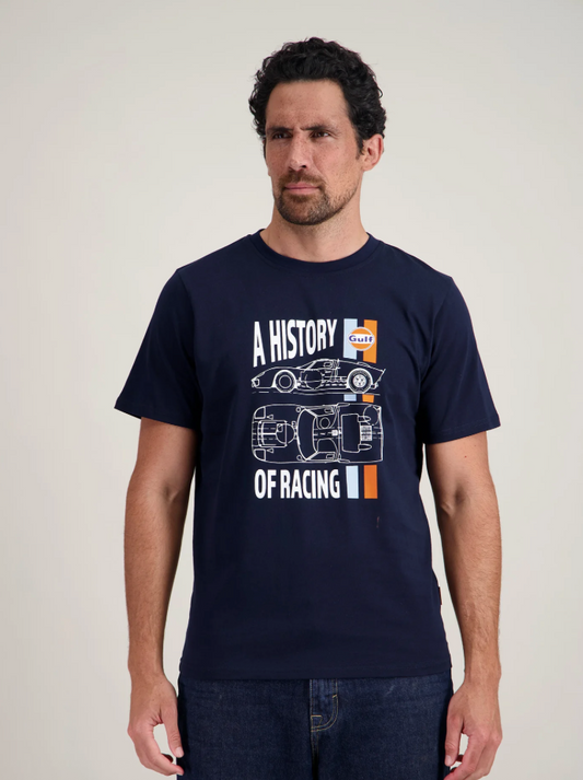 T-shirt HISTORY - Marine