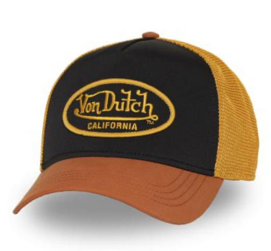 Casquette Von Dutch PolyO – Trucker Orange vintage