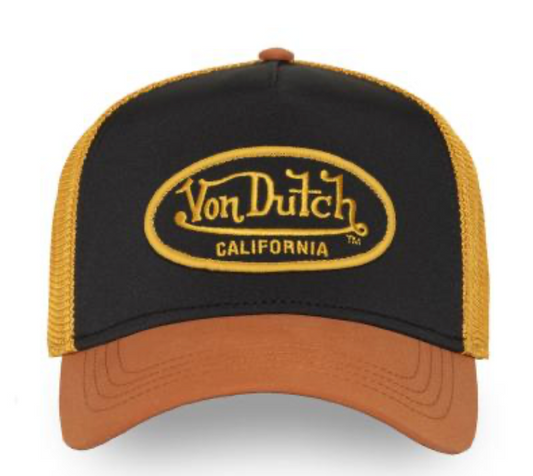 Casquette Von Dutch PolyO – Trucker Orange vintage