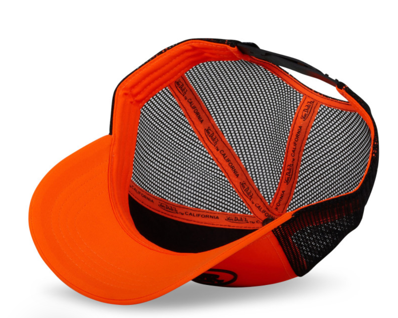 Casquette Von Dutch Fluo Orange/Noir