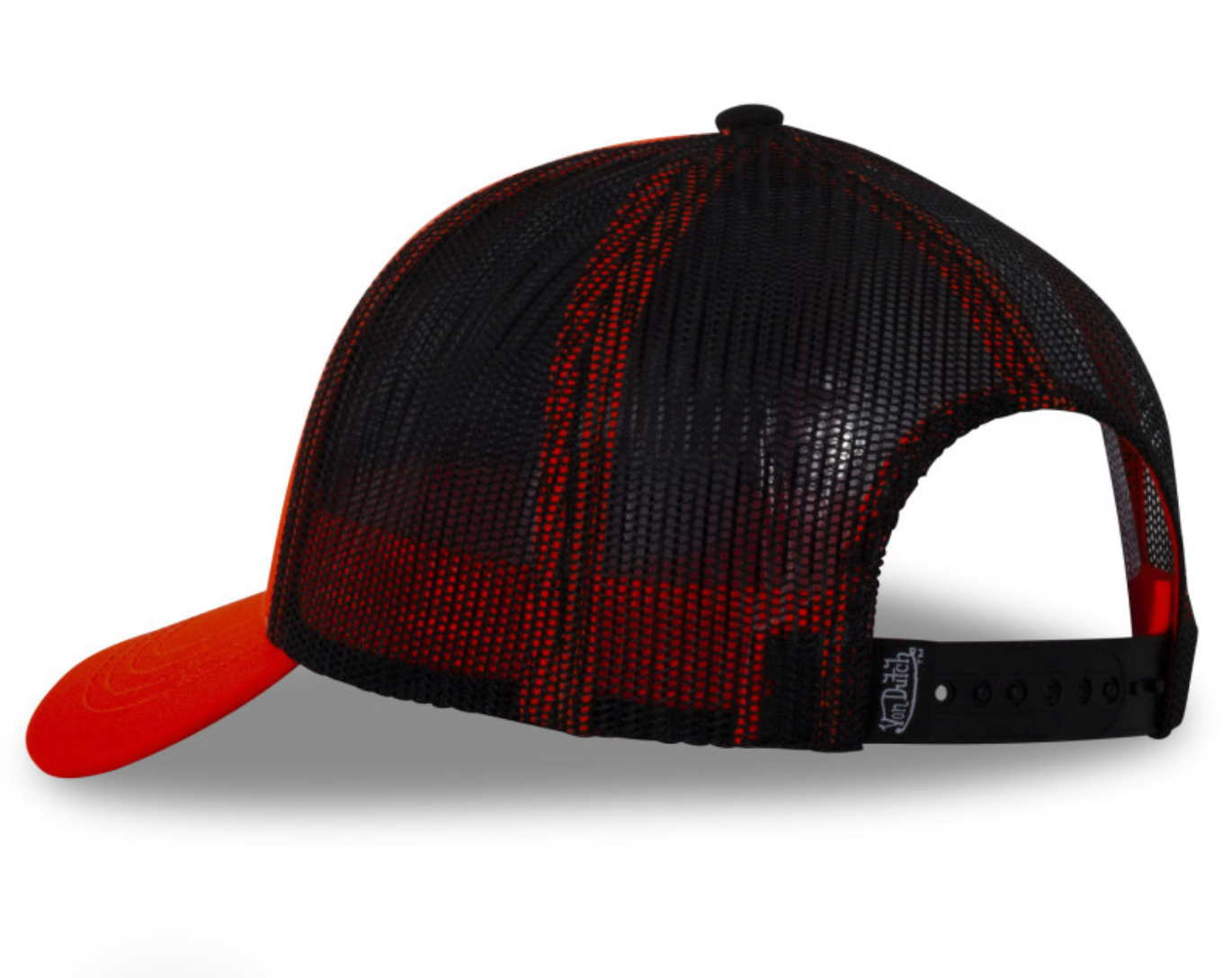 Casquette Von Dutch Fluo Orange/Noir