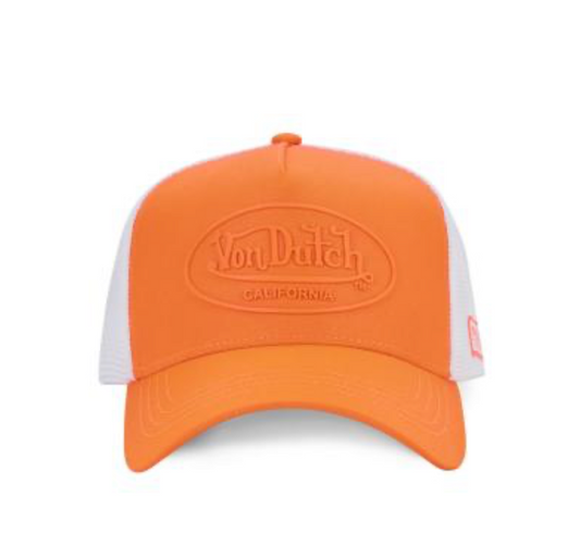 Casquette Von Dutch Orange Fluo