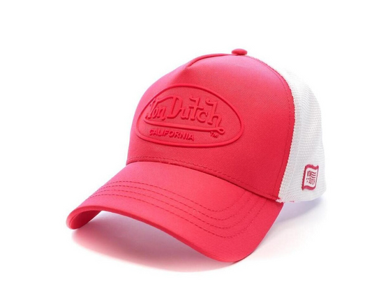 Casquette Von Dutch Fluo Rose California