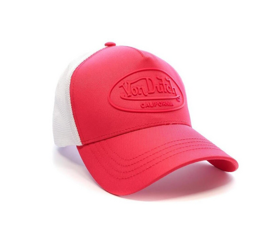 Casquette Von Dutch Fluo Rose California