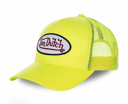 Casquette Von Dutch Fluo jaune