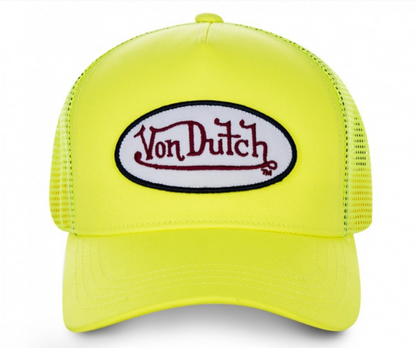 Casquette Von Dutch Fluo jaune
