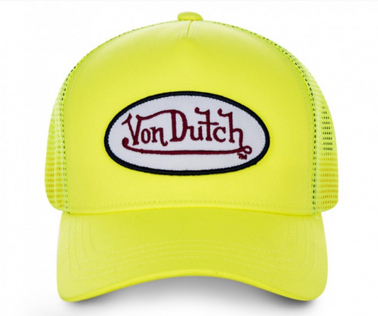Casquette Von Dutch Fluo jaune