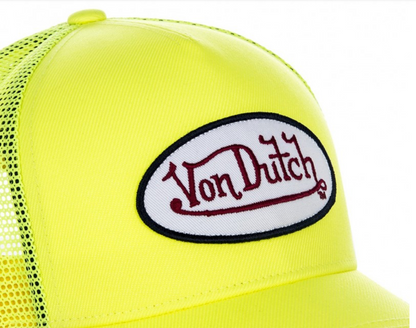 Casquette Von Dutch Fluo jaune