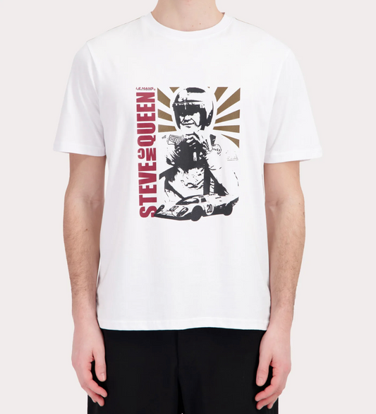 T-shirt Steve McQueen – Affiche - White