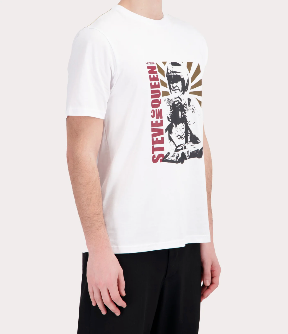 T-shirt Steve McQueen – Affiche - White