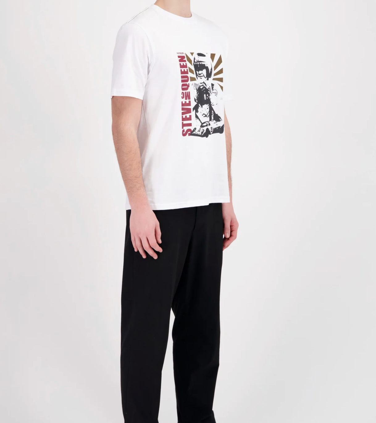 T-shirt Steve McQueen – Affiche - White