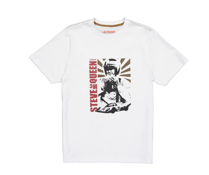 T-shirt Steve McQueen – Affiche - White