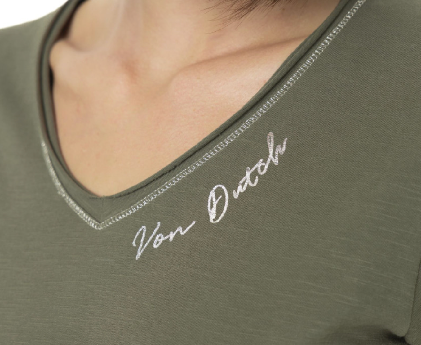 T-shirt Von Dutch SKULL - Femmes