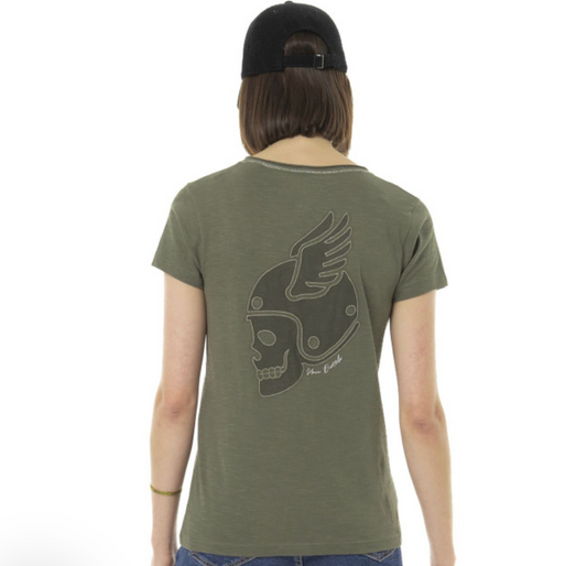 T-shirt Von Dutch SKULL - Femmes