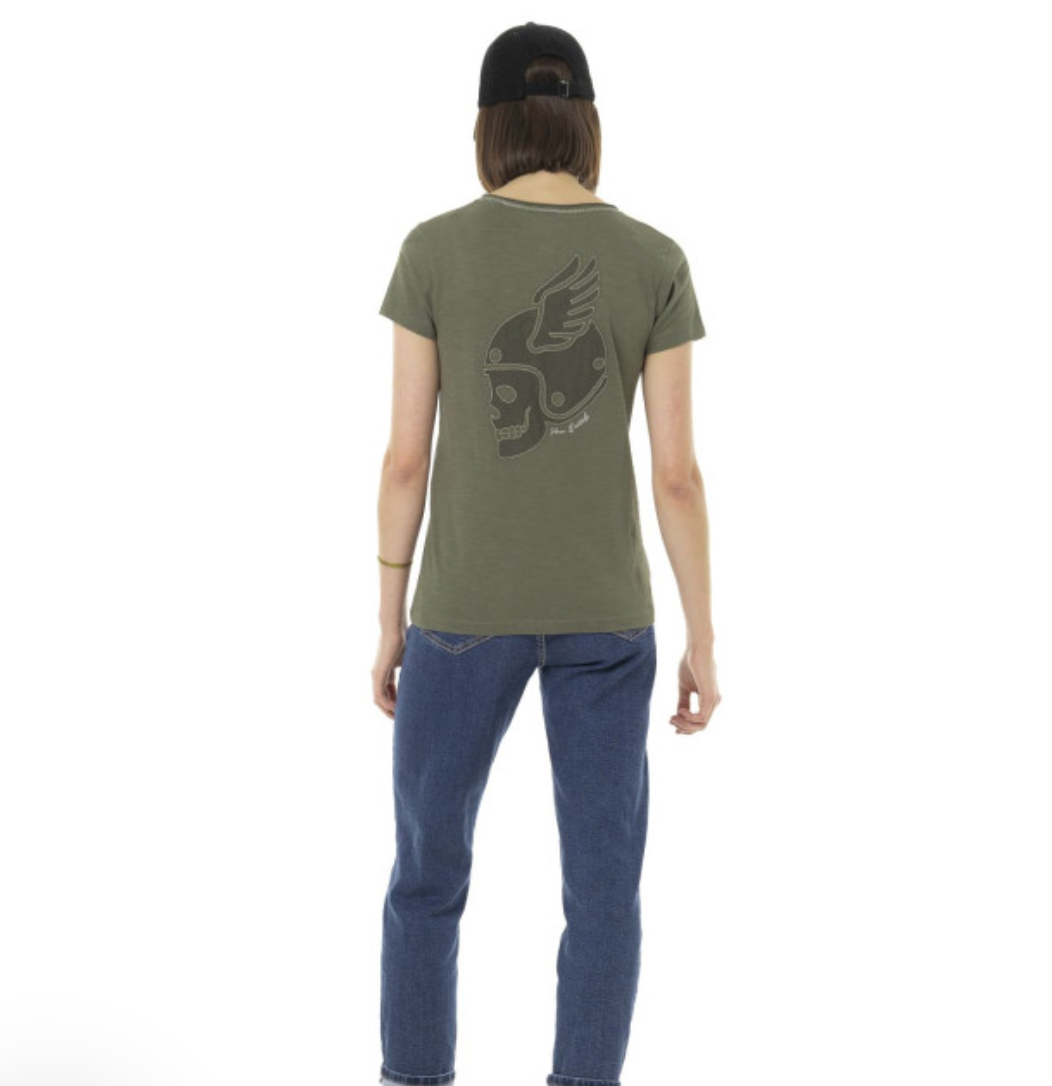 T-shirt Von Dutch SKULL - Femmes