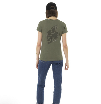 T-shirt Von Dutch SKULL - Femmes
