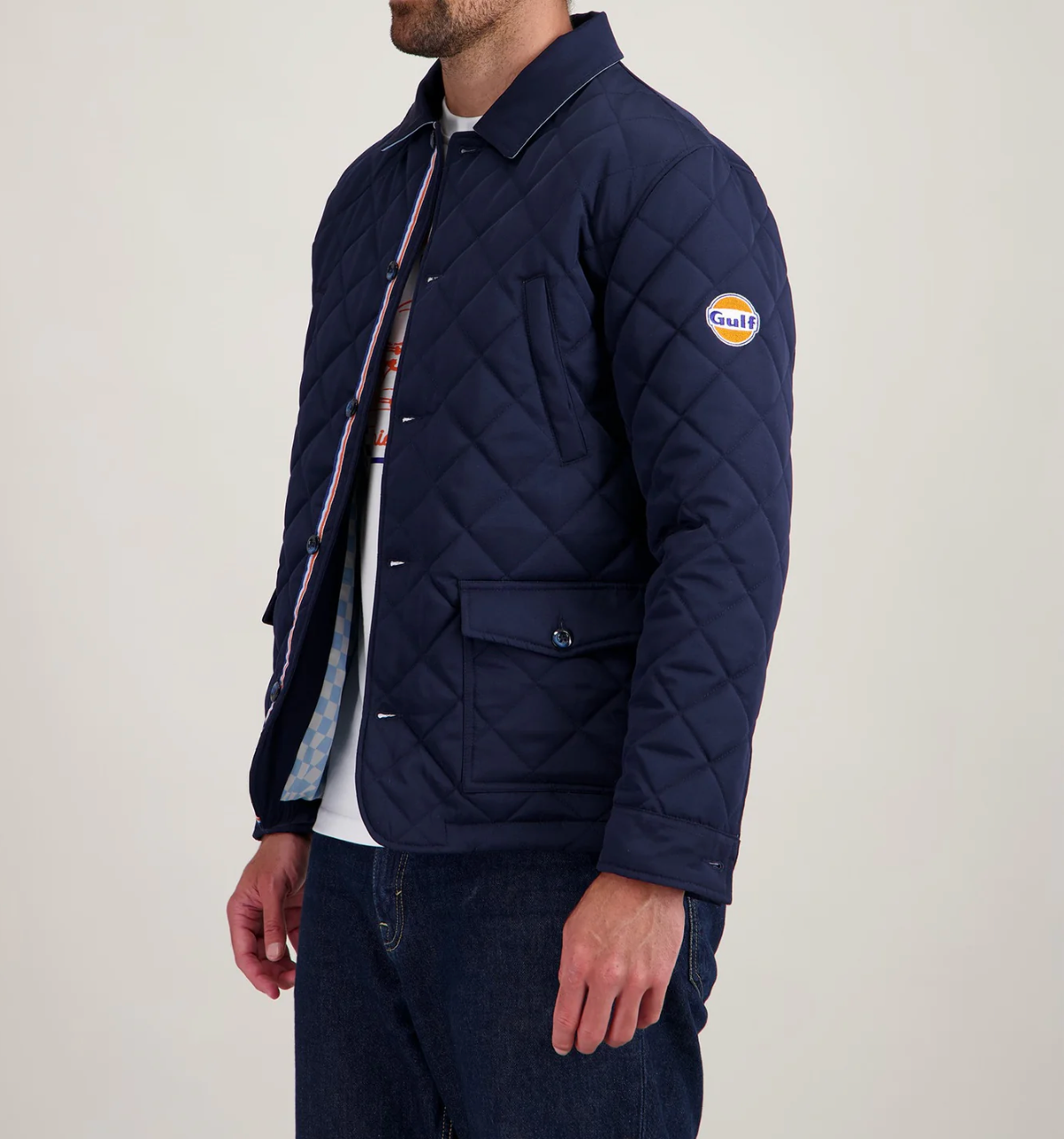 🏁 Veste matelassée GULF Gentleman Driver - navy