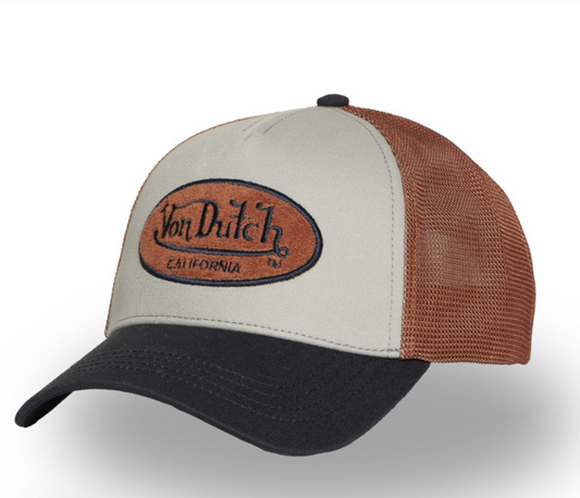 Casquette Von Dutch TER– Orange Trucker Vintage
