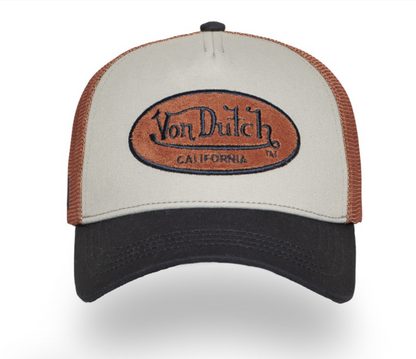 Casquette Von Dutch TER– Orange Trucker Vintage