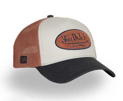 Casquette Von Dutch TER– Orange Trucker Vintage