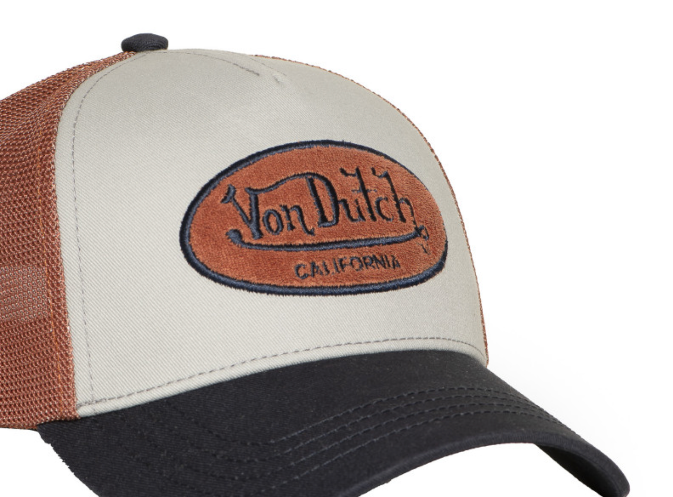 Casquette Von Dutch TER– Orange Trucker Vintage