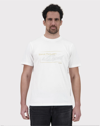 T-shirt Steve McQueen – CAR - White