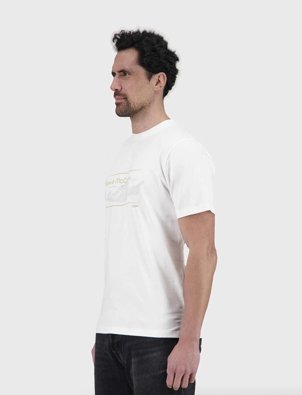 T-shirt Steve McQueen – CAR - White