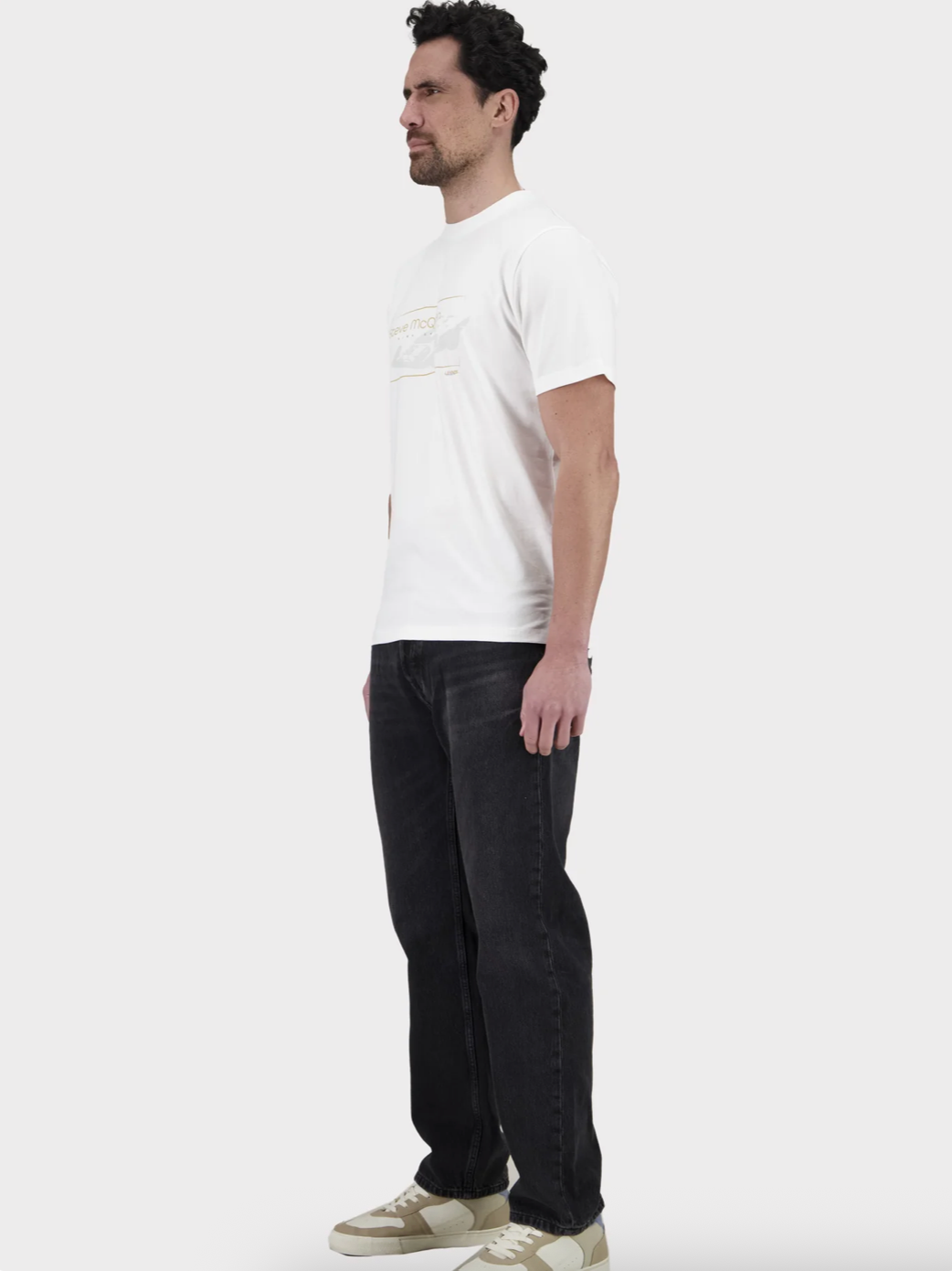 T-shirt Steve McQueen – CAR - White