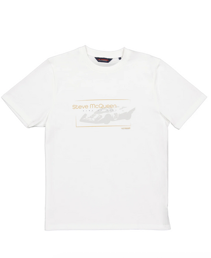 T-shirt Steve McQueen – CAR - White