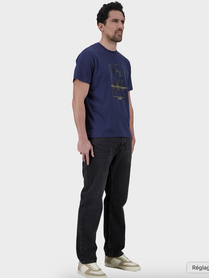 T-shirt Steve McQueen – Steeve - navy