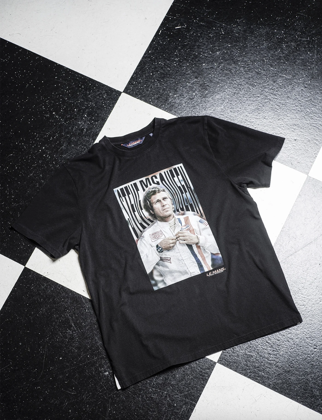 T-shirt Steve McQueen – 24h Le Mans - black
